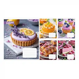 Набір зошитів 1 Вересня Cake клітинка 18 аркушів 25 шт 769138