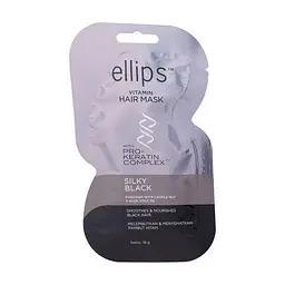 Маска для волосся "Шовкова ніч", з про-кератиновим комплексом 20 гр Ellips Vitamin Hair Mask Silky Black