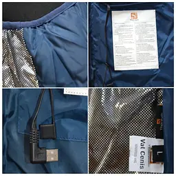 Жилет з підігрівом Thermalli Val Cenis синій XL (10100105-44XL) - мініатюра 8