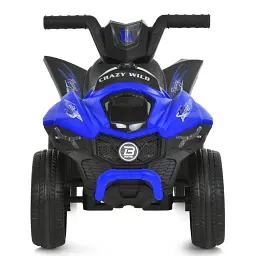 Дитячий квадроцикл з пультом 2 мотори 25W 12V MP3 USB EVA синій (M 6181ELR-4) - мініатюра 3