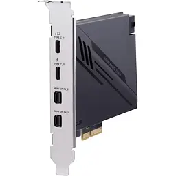 Плата-адаптер PCIe ASUS ThunderboltEX 4 USB Type-C PCIe 3.0 X4 Expansion Card - мініатюра 3