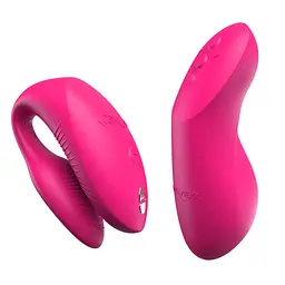 Смарт-вібратор для пар We-Vibe Chorus Pro Electric Pink - мініатюра 3