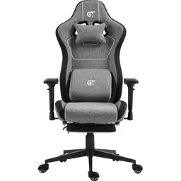 Геймерське крісло GT Racer X-2305 Fabric Gray/Black [122599] - мініатюра 1