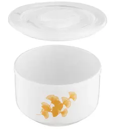 Салатник Ardesto Sunny day, з кришкою, 10 см, білий (AR3492) - мініатюра 3