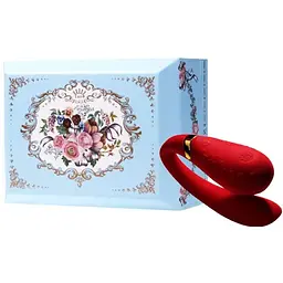 Смарт-вібратор для пар Zalo Fanfan set Bright Red пульт дистанційного керування - мініатюра 10