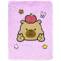 Блокнот А5 ZiBi Capybara 15 Kids Line плюшевий клітинка 80 аркушів (ZB.700036)