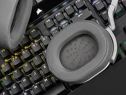 Навушники з мікрофоном Corsair HS65 Surround White (CA-9011271) - мініатюра 5