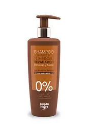 Шампунь для волосся безсульфатний Tulipan Negro low poo s.s. Інтенсивне відновлення (500 мл)