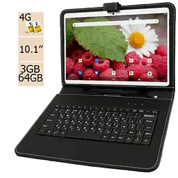 Планшет-телефон Adronix S 364 LTE Gold IPS 10.1'' 3GB/64GB + Чохол-клавіатура - мініатюра 2