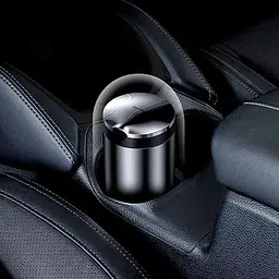 Попільничка для авто BASEUS Premium Car Ashtray CRYHG01-01 чорна з підсвіткою - мініатюра 3
