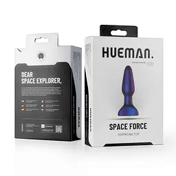 Анальна пробка Hueman Space Force Thumping 13.9 см (фіолетовий) - мініатюра 5