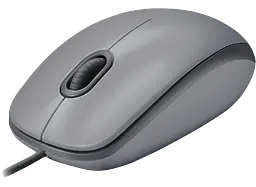 Міша Logitech M110 Silent-MID GRAY-USB-AKOYA (6857585) - мініатюра 6
