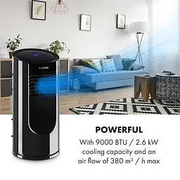 Кондиціонер мобільний Klarstein Metrobreeze Miami 9000BTU (10034679) - мініатюра 6