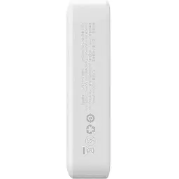 Портативна батарея Baseus Magnetic Mini Wireless Quick Charging 10000 mAh 20W PPCX070002 White - мініатюра 7