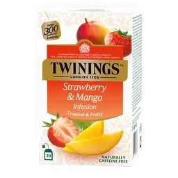 Чай Twinings фруктовий полуниця та манго  в пакетиках 40 г (20 шт. х 2 г)