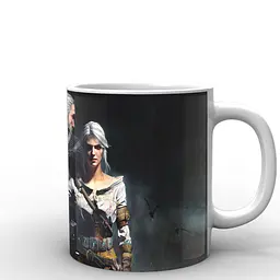 Кухоль GeekLand The Witcher Відьмак Геральт і Цирі TW.02.026 330 мл білий - мініатюра 3