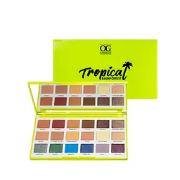 Палетка тіней для повік 18 відтінків Tropical Rainforest OG 6358