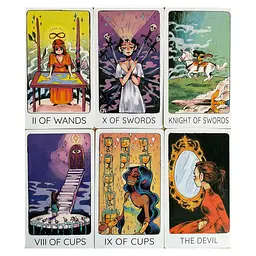 Карти Таро Tarot Deck Брітс Третє Око Britts third eye 78 штук в комплекті 10 см - мініатюра 6