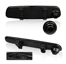 Відеореєстратор - дзеркало Dvr L9000 Full HD Автомобільний реєстратор із двома камерами - мініатюра 3