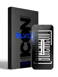 Захисне скло на екран для Apple iPhone 11/XR, Space Black Icon, 2.5D загартоване скло на весь екран, глянцеве, плоске, з чорною рамкою, олеофобне, 9H, клейовий шар по всій поверхні, з сіткою для захисту динаміка, ArmorStandart (ARM59215)