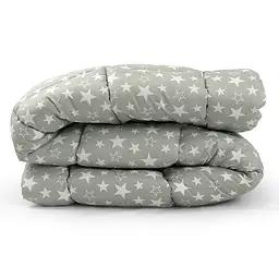 Ковдра Руно - Star Plus всесезонна сіра полуторна 140x205 см 400 гр/м2 (21392) - мініатюра 4