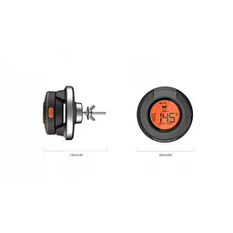 Цифровий Bluetooth термометр в кришку гриля з двома щупами GRILLI (555501) - мініатюра 2