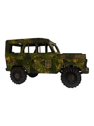 Подарунковий Міні Бар машина Козак 33x18x16.5 см 4 чарки - мініатюра 3