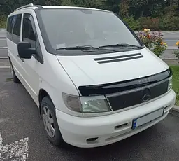 Зимова накладка на радіаторні решітку Mercedes Vito 638 1998-2003 AutoElement zim 022 - мініатюра 3