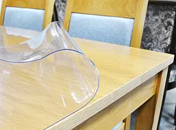 М'яке скло Прозора силіконова скатертина на стіл Soft Glass Захист для меблів 2.8х1.0м (товщина 1.5 мм) - мініатюра 6