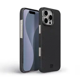 Чехол ArmorStandart BlackIcon Kevlar MagCase для Apple iPhone 15 Pro Max Black - миниатюра 2