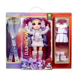 Лялька Rainbow High Winter Break Вайолет Віллоу, з аксесуарами (574804) - мініатюра 7