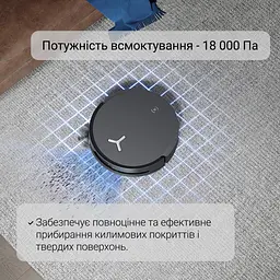 Робот-пилосос Ecovacs Deebot X8 Pro Omni DEX56 BL Black - мініатюра 3