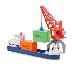 Ігровий набір New Classic Toys Баржа з 2 контейнерами (10904) - мініатюра 2