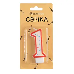 Свічка-цифра "1" 7 см