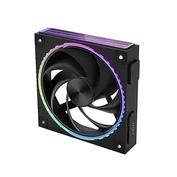 Zalman Корпусний вентилятор Zalman ZM-DF120R ARGB, 120мм, 800-2300rpm, 4pin, PWM, 3pin+5VARGB, 34,5dBa, POGO pin, Magnetic, Reversed, чорний - мініатюра 3