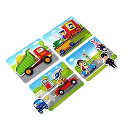 Гра з липучками Vladi Toys Транспорт (VT1302-28) - мініатюра 6