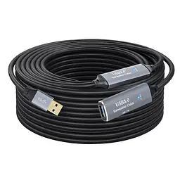 Кабель-подовжувач Digital USB3.0 AM/AF Active 15 м Чорний (USB30Activ-15m1)