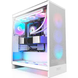 Корпус для ПК NZXT H7 Flow RGB All White (CM-H72FW-R1) - мініатюра 9