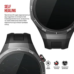 Гідрогелева плівка на годинники HUAWEI Watch GT 5 Pro 46mm ArmorStandart захисна плівка для смарт годинників прозора (ARM83825) - мініатюра 3