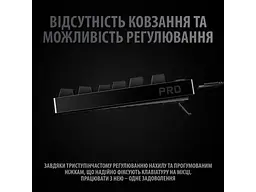 Клавіатура Logitech G PRO Mechanical Gaming USB (920-009392) - мініатюра 8