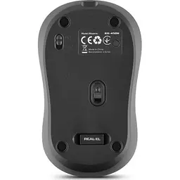 Комп'ютерна мишка Real-El RM-450W Wireless/Bluetooth Black/Gray (EL123200046) - мініатюра 7