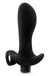 Стимулятор простати Anal Adventures Platinum Vibrating 1, 10.7 см чорний - мініатюра 2