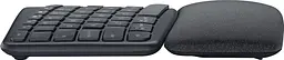 Клавіатура бездротова Logitech Ergo K860 Bluetooth/Wireless UA Black (920-010108) - мініатюра 3
