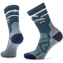 Шкарпетки Smartwool Women's Hike Light Cushion Mountain Moon Crew S Twilight Blue Smart Wool (1033-SW SW002272.G74-S)