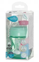 Пляшечка для годування Nuvita Mimic Cool, антиколікова, 150 мл, зелений (NV6012GREEN) - мініатюра 3