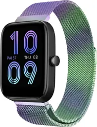 Ремінець 20 мм міланська петля BeWatch для Amazfit Bip 3/Pro/U Хамелеон (1010269.8U) - мініатюра 2