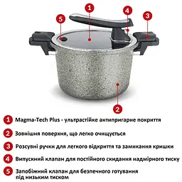 Скороварка Flonal Monolite 6 л (FLOPECV24) - мініатюра 3