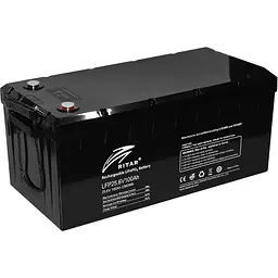 Акумулятор Ritar LiFePO4 24V (25.6V/100Ah/2560Wh) (R-LFP 25.6V 100Ah BT) [154617] - мініатюра 2