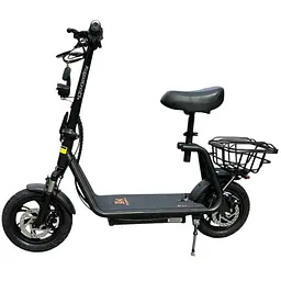 Електросамокат KUGOO Kirin C1+ Plus 18Ah 2025 року з сидінням та корзиною