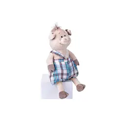 М'яка іграшка Same Toy Порося в комбінезоні 45 см THT706 - мініатюра 3